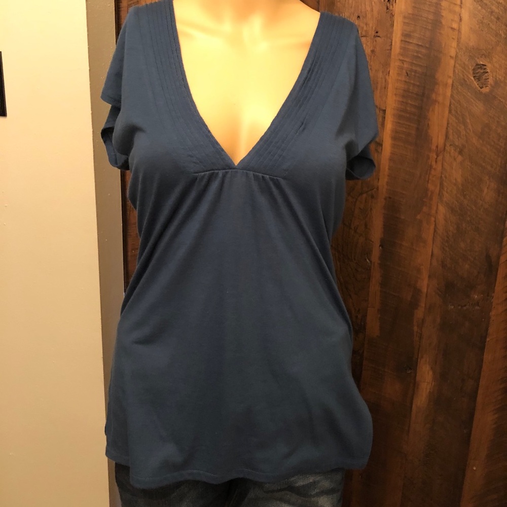 Old Navy V-Neck Top in Blue